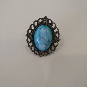 Adjustable Turquoise Ring